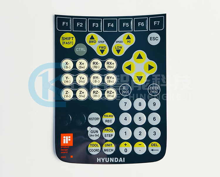 現(xiàn)代示教器TP510按鍵膜 現(xiàn)代示教器TP510按鍵膜